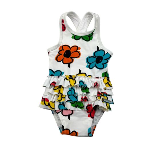 Hanna Andersson Sunblock Floral Swimsuit - Picture 1 of 5